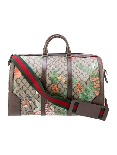 Gucci GG Supreme Tian Boston Duffle Bag 